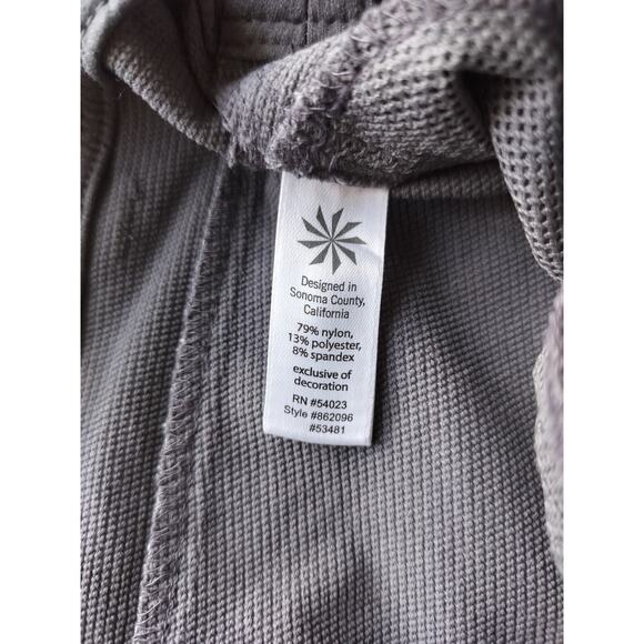 Athleta Women's  Gray Trekkie Hiking Wide Leg Pants Zip Pockets Mid-Rise Size 8 - Picture 13 of 13